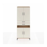 Arges Dolap 5 Raflı 2 Çekmeceli 4 Kapaklı 88x30x221 Çam-Aytaşı