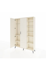 Arges Gardrop 7 Raflı 2 Kapaklı Tek Askılı 132x30x195 Aytaşı-Aytaşı