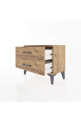 Arges Komodin 2 Çekmeceli 60x30x48 Çam-Çam