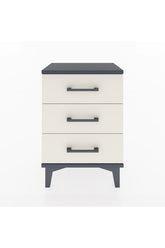 Arges Komodin 3 Çekmeceli 44x30x64 Antrasit-Aytaşı