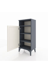 Arges Komodin 3 Raflı Tek Kapaklı 44x30x96 Antrasit-Aytaşı