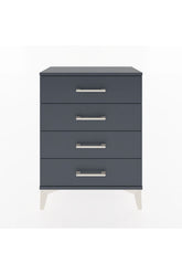Arges Komodin 4 Çekmeceli 60x30x80 Antrasit-Antrasit