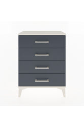 Arges Komodin 4 Çekmeceli 60x30x80 Aytaşı-Antrasit