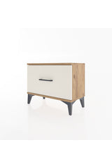Arges Komodin Tek Çekmeceli 60x30x48 Çam-Aytaşı