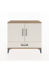 Arges Şifonyer 2 Raflı Tek Çekmeceli 2 Kapaklı 88x30x80 Çam-Aytaşı
