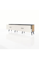 Arges TV Ünitesi 2 Çekmeceli 176x30x51 Çam-Antrasit/Aytaşı