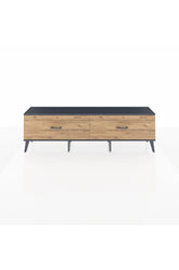 Arges TV Ünitesi 2 Çekmeceli 176x30x51 Çam-Antrasit/Çam