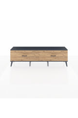Arges TV Ünitesi 2 Çekmeceli 176x30x51 Çam-Antrasit/Çam