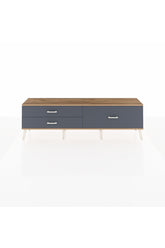 Arges TV Ünitesi 3 Çekmeceli 176x30x51 Çam-Çam/Antrasit