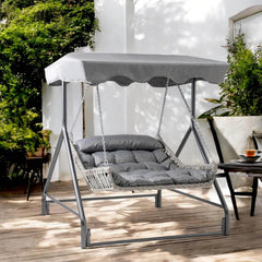 Bed | Çiftli Rattan Bahçe Salıncağı | Rehome Balkon Salıncağı