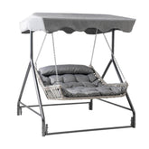 Bed | Çiftli Rattan Bahçe Salıncağı | Rehome Balkon Salıncağı