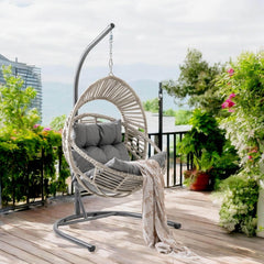 Capri Swing Nobel Tekli Rattan Bahçe Balkon Salıncağı