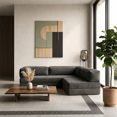 Fitilli Kadife 3 Kişilik Açılır Kanepe Yatak 300x200 cm