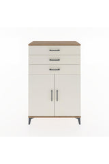 Hyperion Dolap 3 Çekmeceli 2 Kapaklı 88x44x134 Çam-Aytaşı