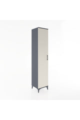 Hyperion Dolap 3 Raflı Tek Kapaklı 44x44x221 Antrasit-Aytaşı