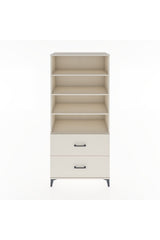 Hyperion Dolap 4 Raflı 2 Çekmeceli 88x44x195 Aytaşı-Aytaşı