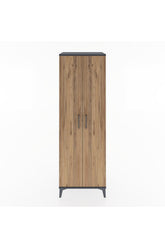 Hyperion Dolap 4 Raflı 60x44x182 Antrasit-Çam