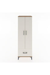 Hyperion Dolap 4 Raflı Tek Çekmeceli 2 Kapaklı 60x44x182 Çam-Aytaşı