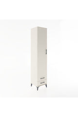 Hyperion Dolap 5 Raflı 2 Çekmeceli Tek Kapaklı 44x44x221 Aytaşı-Aytaşı