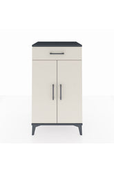 Hyperion Komodin 2 Raflı Tek Çekmeceli 2 Kapaklı 60x44x106 Antrasit-Aytaşı