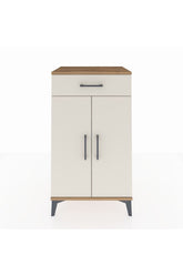 Hyperion Komodin 2 Raflı Tek Çekmeceli 2 Kapaklı 60x44x106 Çam-Aytaşı