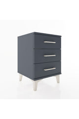 Hyperion Komodin 3 Çekmeceli 44x44x64 Antrasit-Antrasit