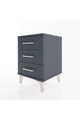 Hyperion Komodin 3 Çekmeceli 44x44x64 Antrasit-Antrasit
