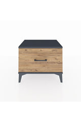 Hyperion Komodin Tek Çekmeceli 60x44x48 Antrasit-Çam