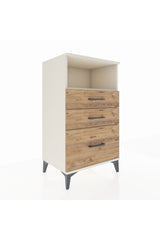 Hyperion Komodin Tek Raflı 3 Çekmeceli 60x44x106 Aytaşı-Çam