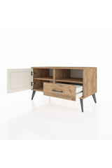 Hyperion Şifonyer 2 Raflı Tek Çekmeceli Tek Kapaklı 88x44x48 Çam-Aytaşı/Çam