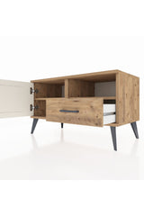 Hyperion Şifonyer 2 Raflı Tek Çekmeceli Tek Kapaklı 88x44x48 Çam-Aytaşı/Çam