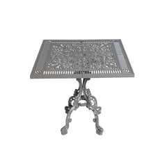 Alüminyum Döküm Bahçe Masası | CG-604 | 75x75 cm Kare Döküm Bahçe Masası