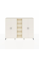 Arges Dolap 12 Raflı 4 Kapaklı 220x30x163 Aytaşı-Aytaşı