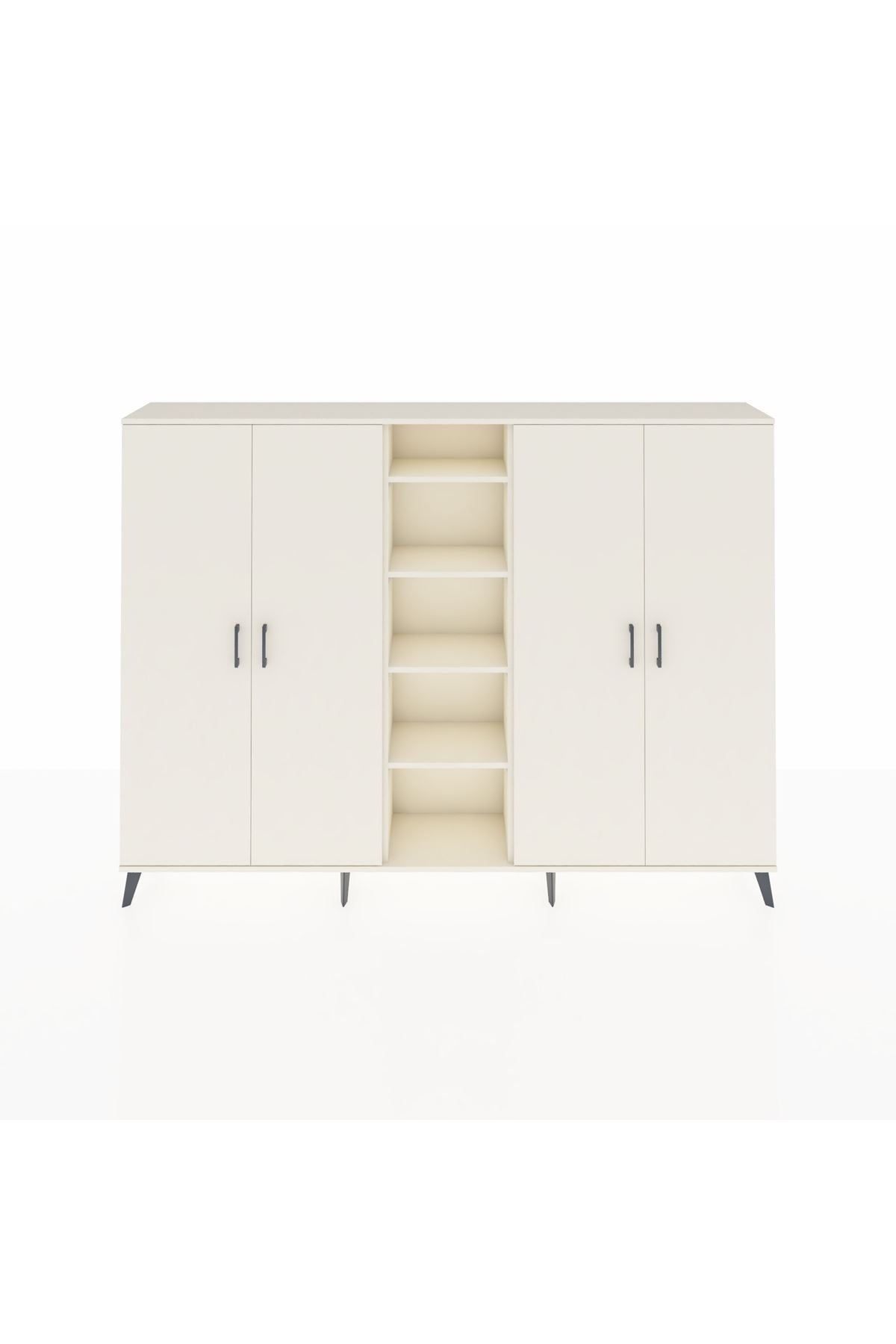 Arges Dolap 12 Raflı 4 Kapaklı 220x30x163 Aytaşı-Aytaşı