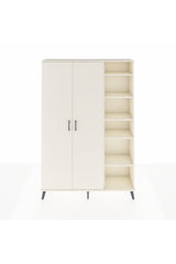 Arges Gardrop 7 Raflı 2 Kapaklı Tek Askılı 132x30x195 Aytaşı-Aytaşı