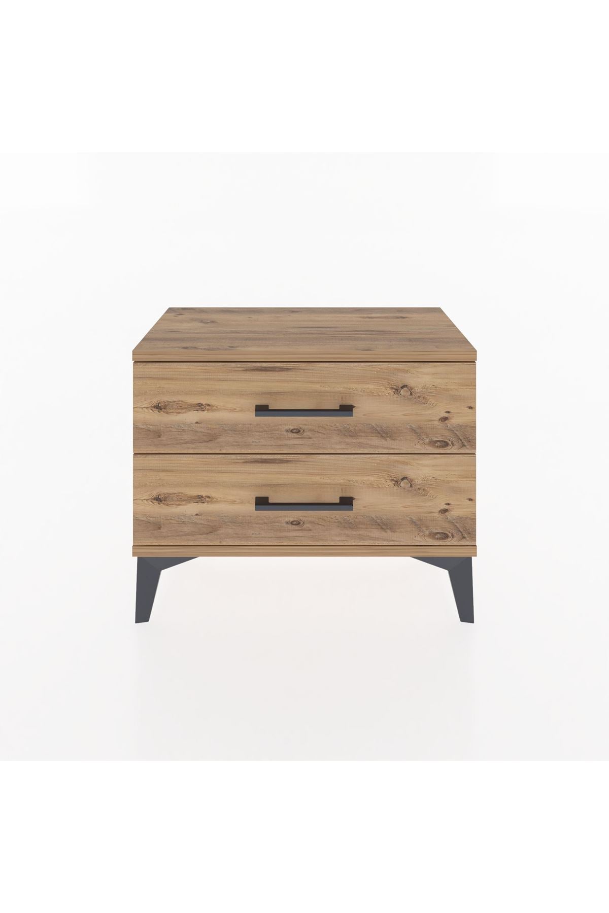 Arges Komodin 2 Çekmeceli 60x30x48 Çam-Çam
