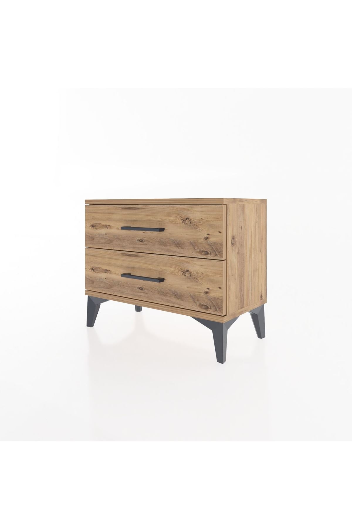 Arges Komodin 2 Çekmeceli 60x30x48 Çam-Çam