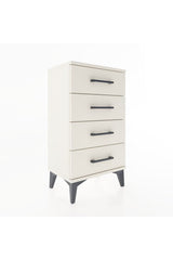 Arges Komodin 4 Çekmeceli 44x30x80 Aytaşı-Aytaşı