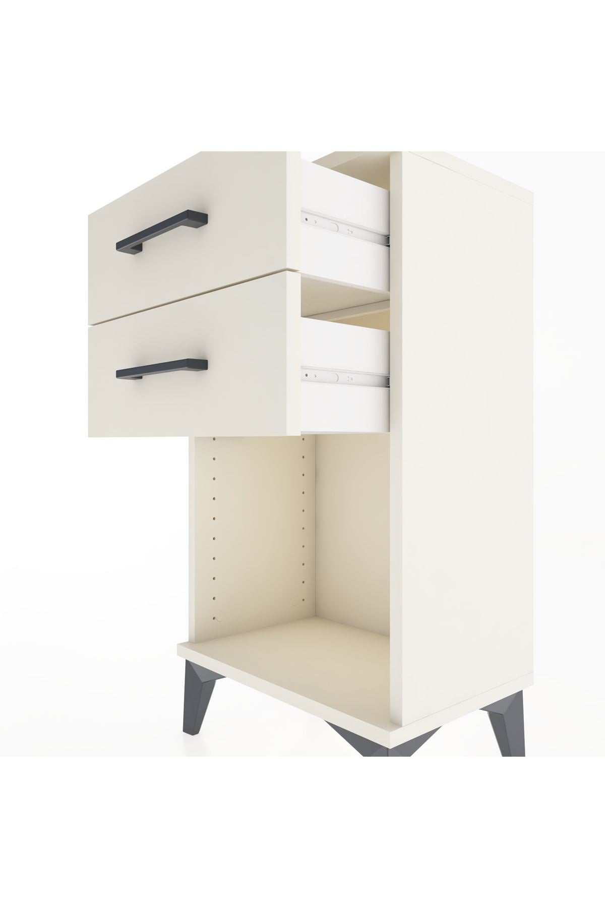 Arges Komodin 4 Çekmeceli 44x30x80 Aytaşı-Aytaşı
