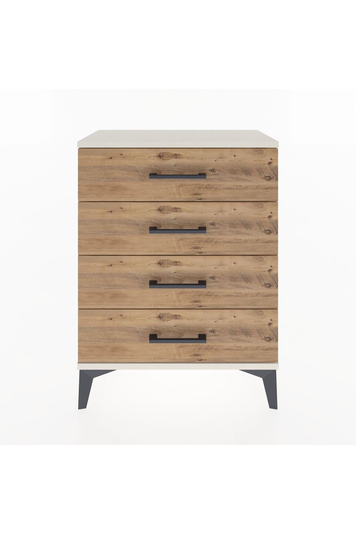 Arges Komodin 4 Çekmeceli 60x30x80 Aytaşı-Çam