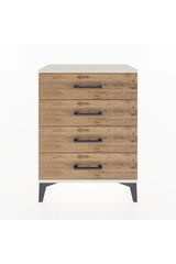 Arges Komodin 4 Çekmeceli 60x30x80 Aytaşı-Çam