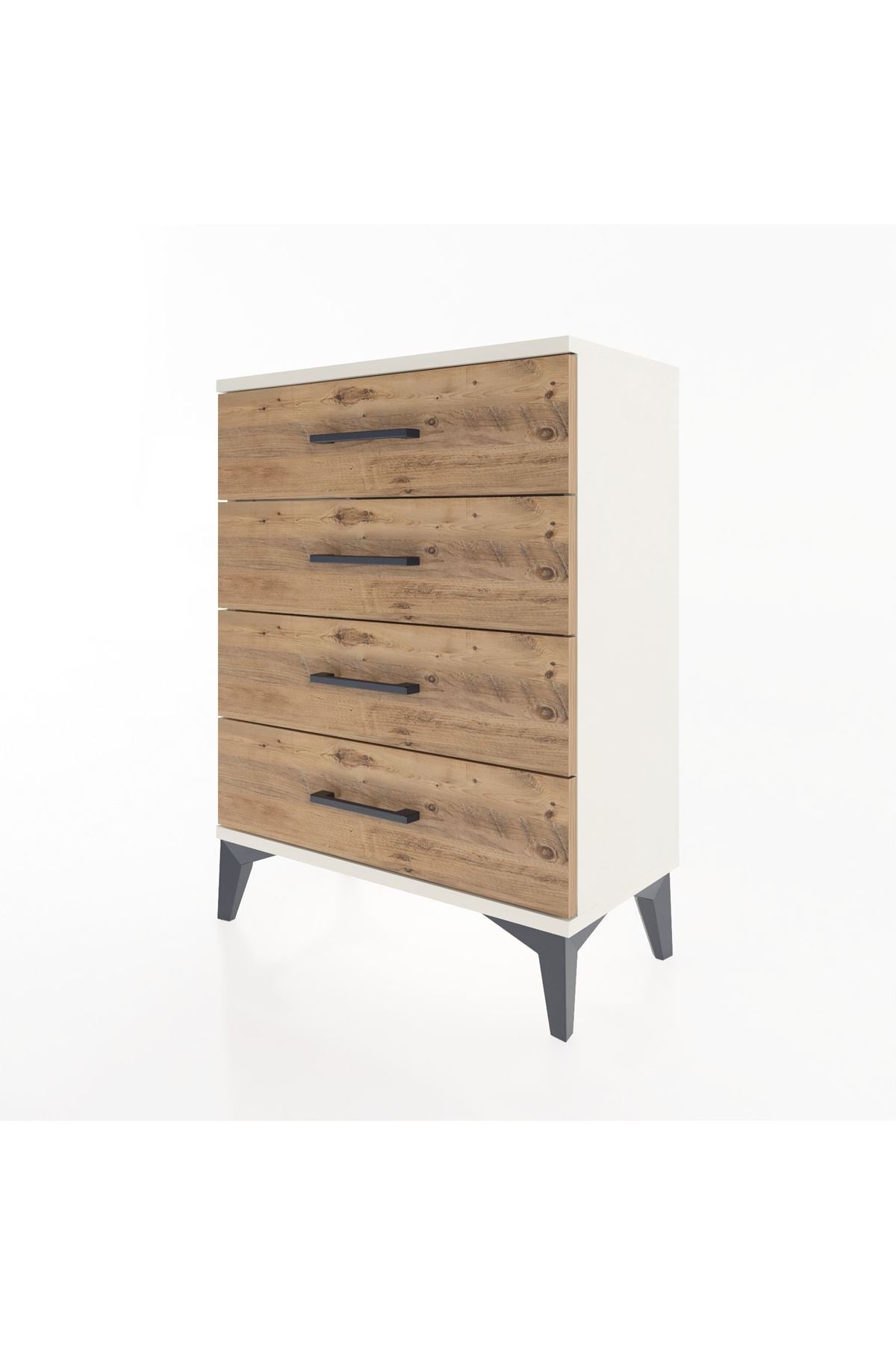 Arges Komodin 4 Çekmeceli 60x30x80 Aytaşı-Çam