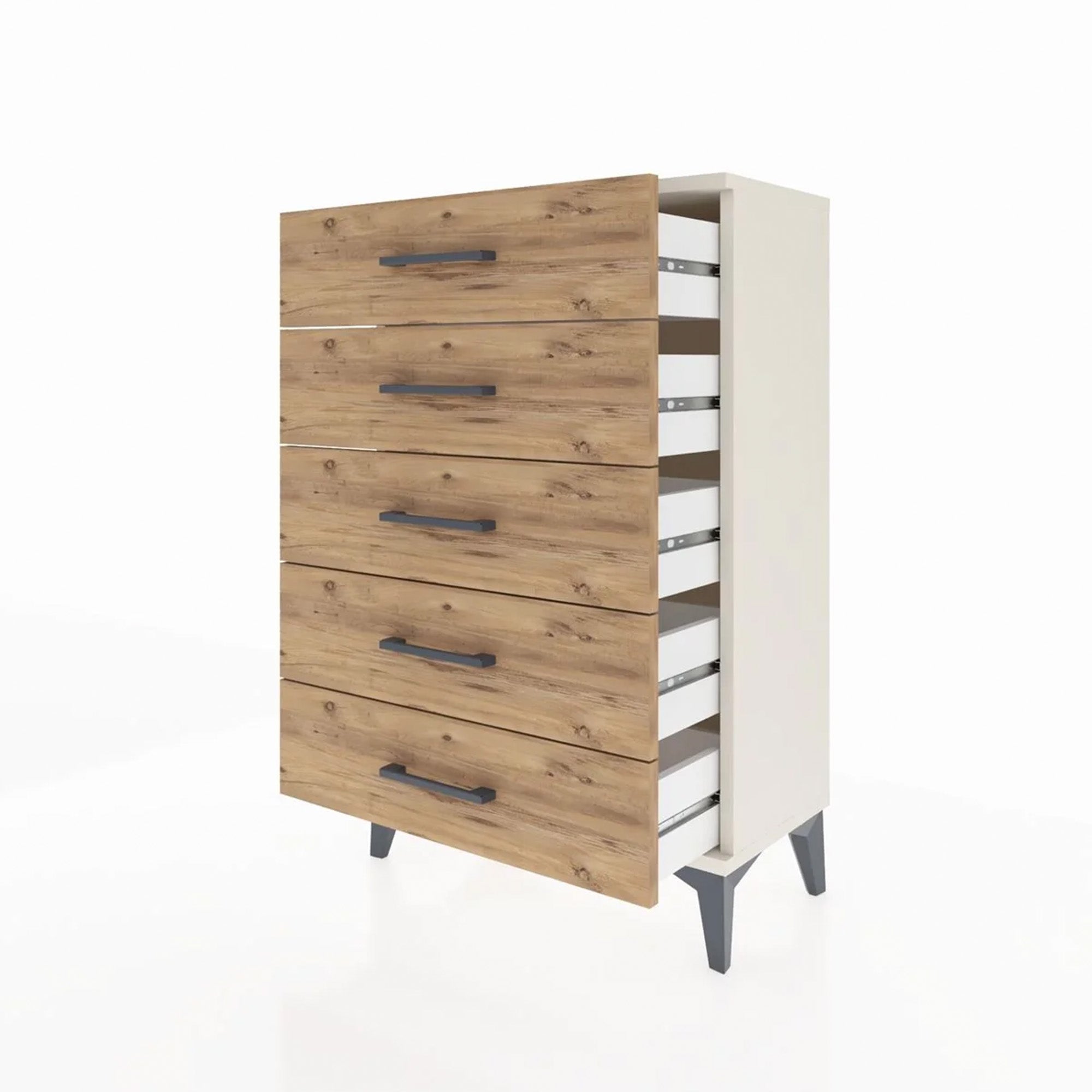 Arges Komodin 5 Çekmeceli 60x30x96 Aytaşı-Çam