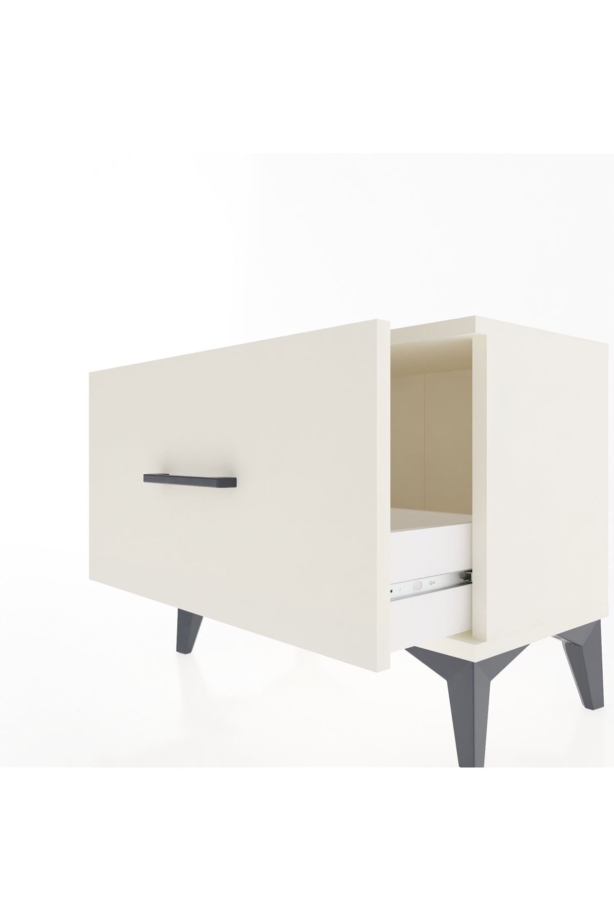 Arges Komodin Tek Çekmeceli 60x30x48 Aytaşı-Aytaşı