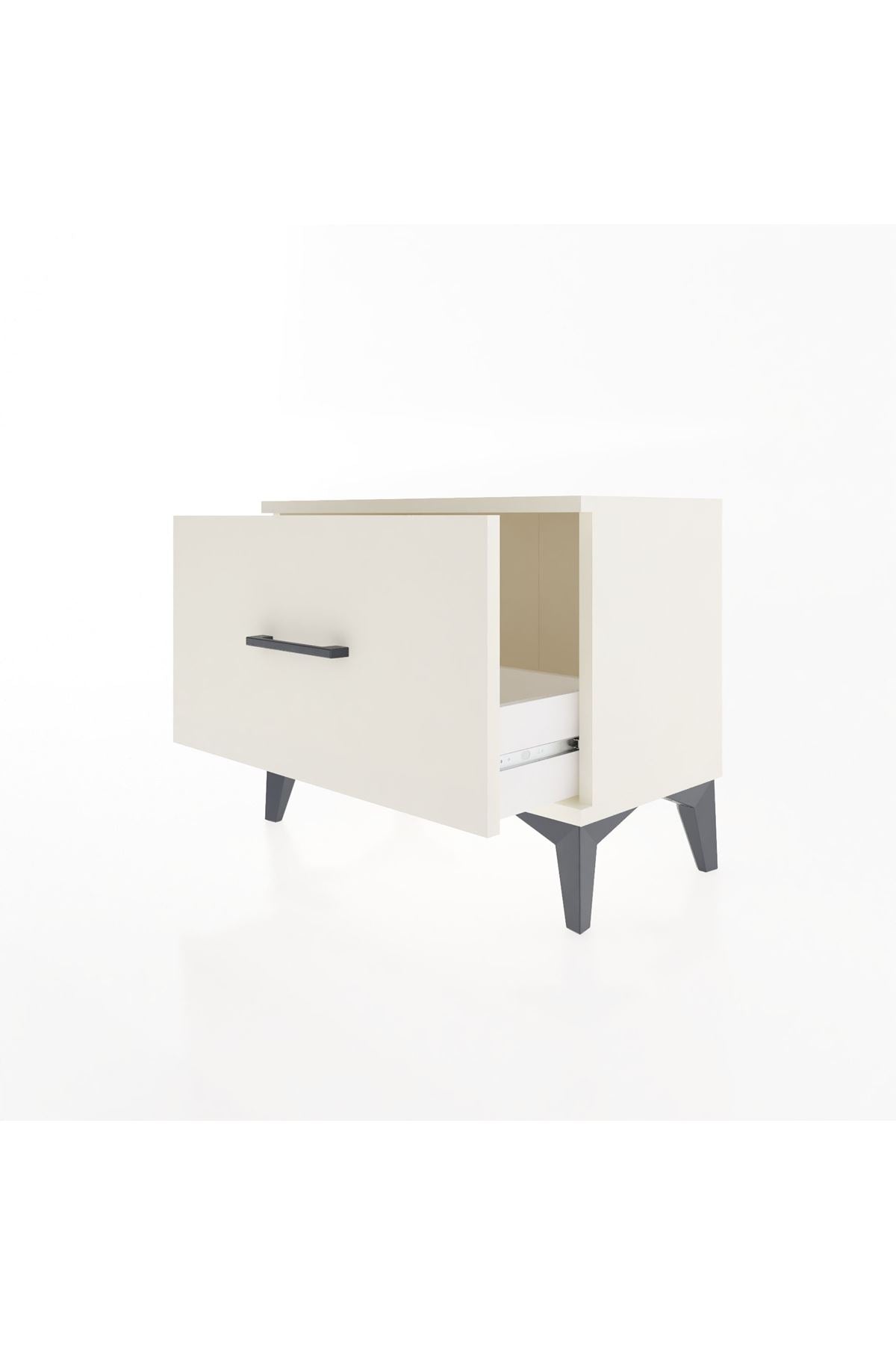 Arges Komodin Tek Çekmeceli 60x30x48 Aytaşı-Aytaşı