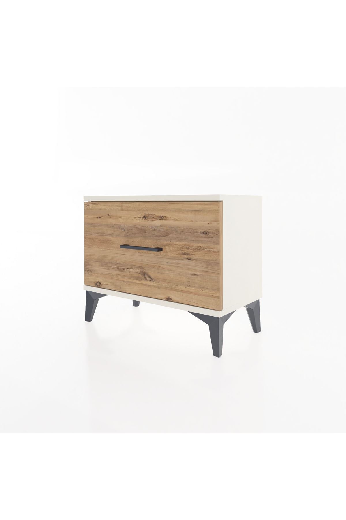 Arges Komodin Tek Çekmeceli 60x30x48 Aytaşı-Çam