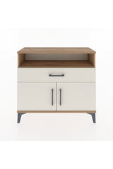 Arges Şifonyer 2 Raflı Tek Çekmeceli 2 Kapaklı 88x30x80 Çam-Aytaşı