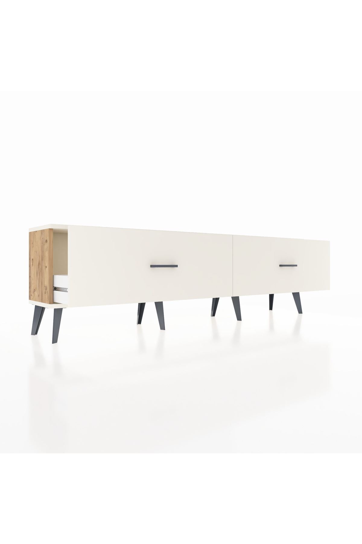 Arges TV Ünitesi 2 Çekmeceli  176x30x51 Çam-Aytaşı