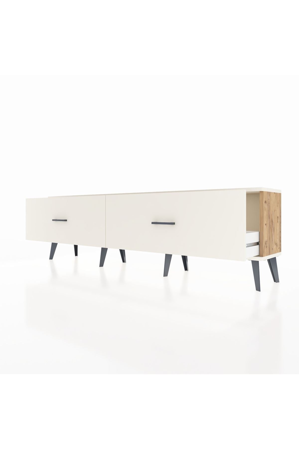 Arges TV Ünitesi 2 Çekmeceli  176x30x51 Çam-Aytaşı