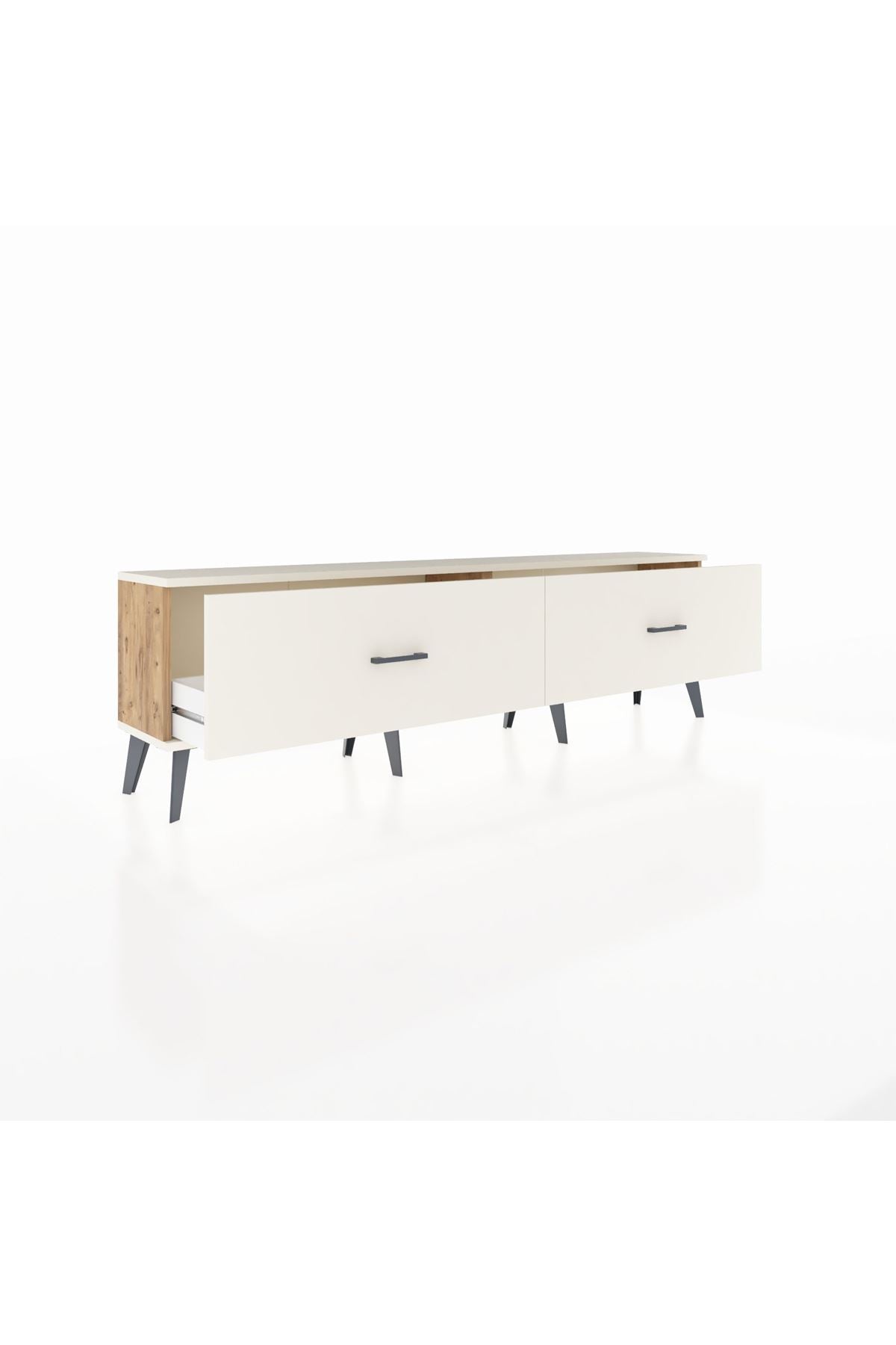 Arges TV Ünitesi 2 Çekmeceli  176x30x51 Çam-Aytaşı